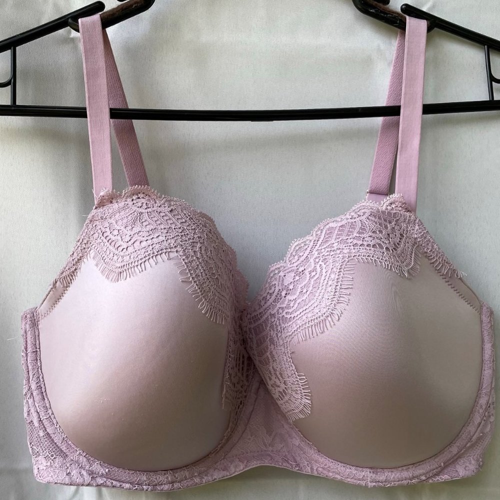 Victoria's Secret Dream Angels Lined Demi Bra 34DDD/F (dusty rose)